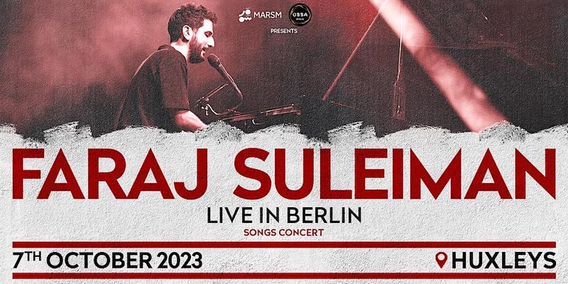 Faraj Suleiman Konzert Berlin