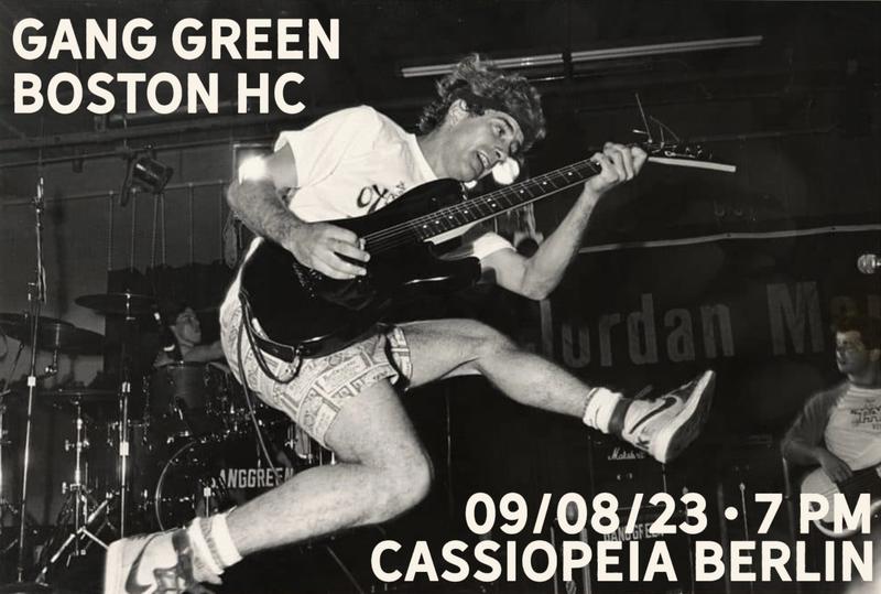 Gang Green Konzert Berlin