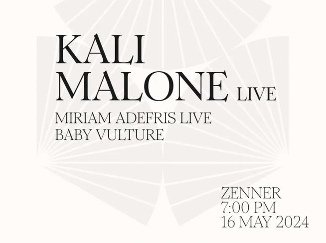 Kali Malone Konzert Berlin